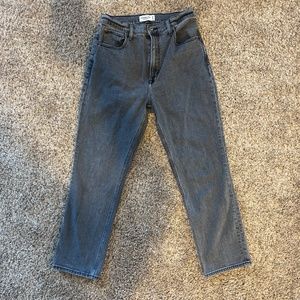 Abercrombie curve love ankle straight jeans